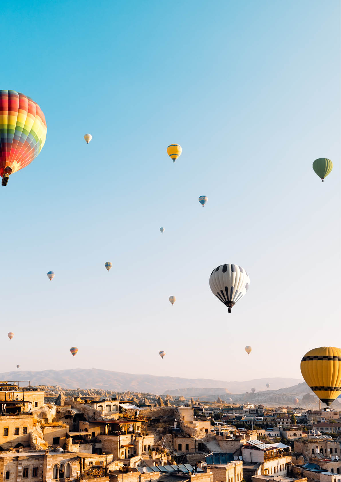 Flying, Hot Air Balloon, Cappadocia, G reme, Turkey - Middle East